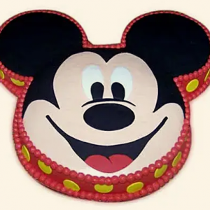 Soft Mickey Face Cake  Vanilla