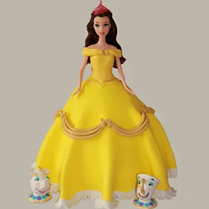 Sunshine Barbie Cake  Chocolate